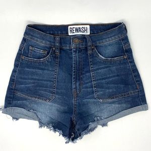 Rewash Jean Short Super High Rise Mom sz0